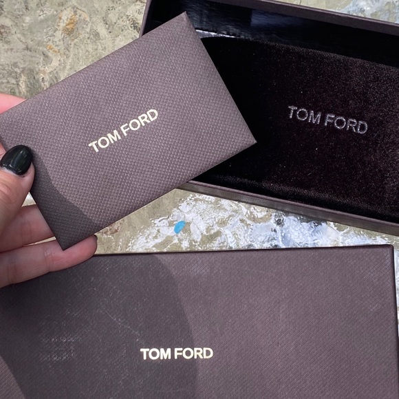 Tom Ford Blue & Gold Aviator Sunglasses main image 11